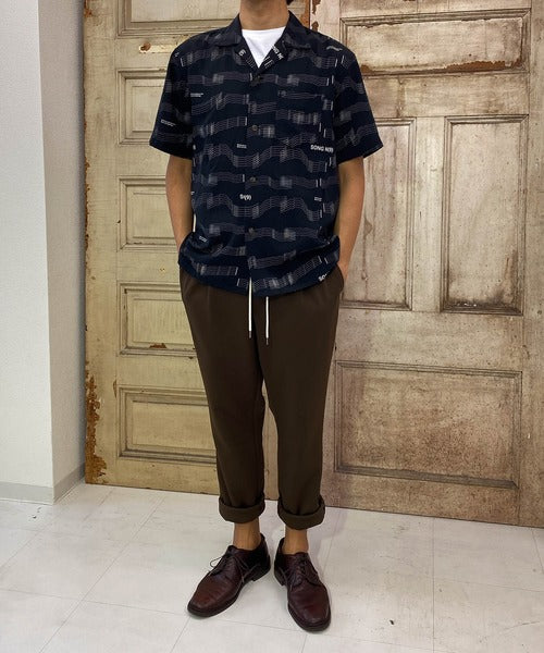 2020 S/S NUMBER (N)INE SABOTAGE×NUMBER (N)INE_OPEN COLLAR SHIRT