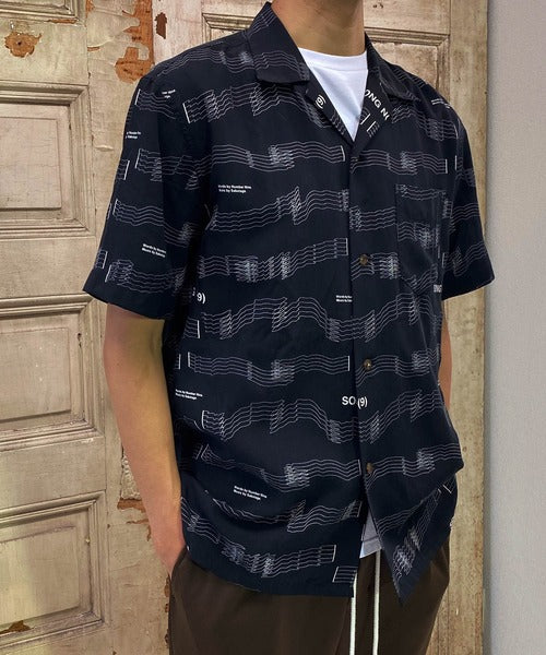 2020 S/S NUMBER (N)INE SABOTAGE×NUMBER (N)INE_OPEN COLLAR SHIRT