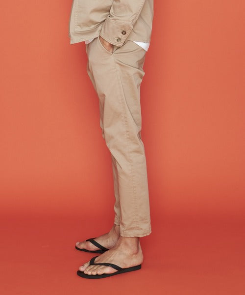 2020 S/S NUMBER (N)INE TAPERD STRETCH CHINO CROPPED PANTS