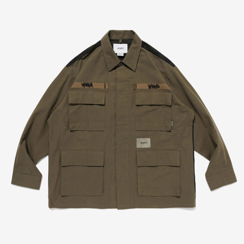 RESTOCK 2025 S/S WTAPS VEINY / LS / COTTON. TWILL