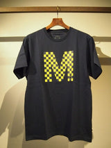 2018 S/S M crew neck t-shirts (checker) (navy)
