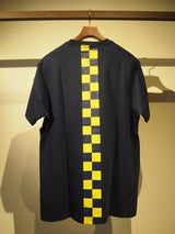 2018 S/S M crew neck t-shirts (checker) (navy)