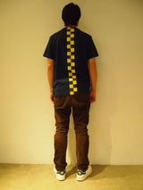 2018 S/S M crew neck t-shirts (checker) (navy)