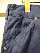 2018 S/S M double knee canvas painter pants navy