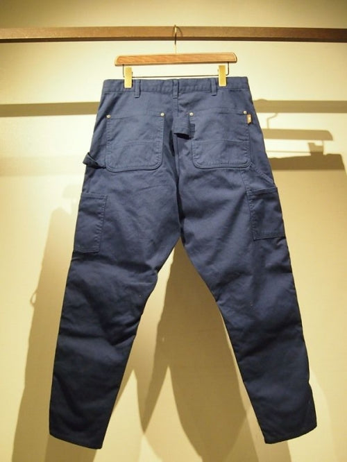 2018 S/S M double knee canvas painter pants navy