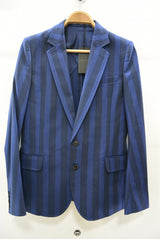 2016 S/S GalaabenD ツイルストレッチ ワイドストライプ BLUE×NAVY