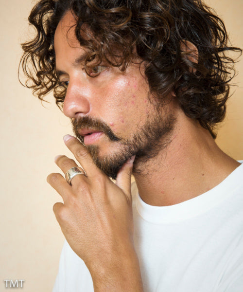 2018 S/S TMT TMT×D.E.OSCAR SILVER PLANE RING