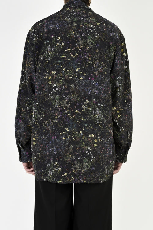 2021 S/S LAD MUSICIAN SMALL FLOWER BOW COLLAR SHIRT