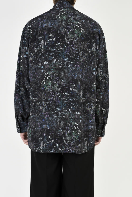 2021 S/S LAD MUSICIAN SMALL FLOWER BOW COLLAR SHIRT