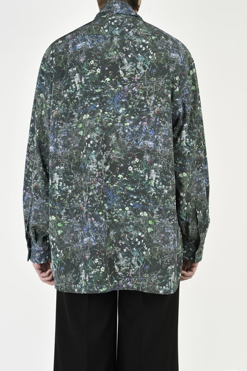 2021 S/S LAD MUSICIAN SMALL FLOWER BOW COLLAR SHIRT