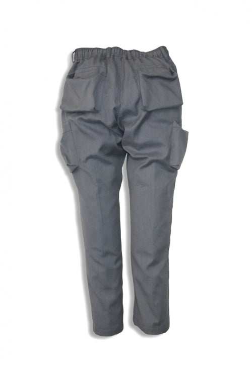 2016 S/S NUMBER (N)INE BOX POKET PANTS_ARTPIQUE GRAY