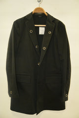 2015 S/S NUMBER (N)INE  STRETCH CHINO LONG JACKET BLACK