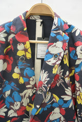 2015 S/S NUMBER (N)INE  LONG JACKET NAVY FLOWER