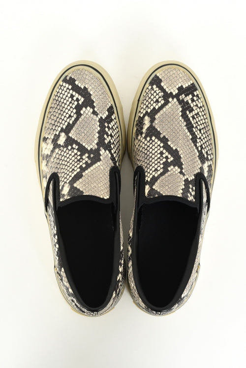 2019 S/S LAD MUSICIAN LEATHER SLIP-ON PYTHON