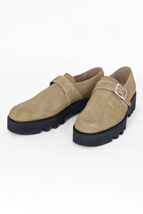 2023 S/S LAD MUSICIAN SUEDE MONK STRAP SHOES