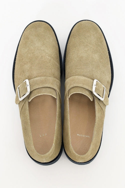 2023 S/S LAD MUSICIAN SUEDE MONK STRAP SHOES