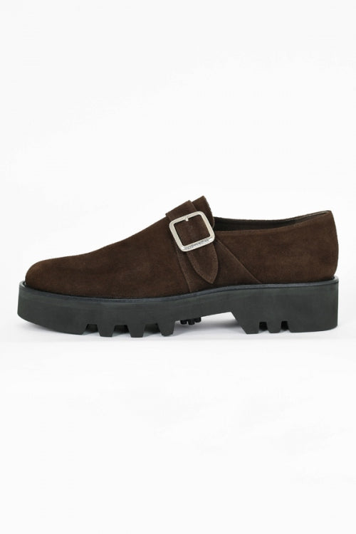 2023 S/S LAD MUSICIAN SUEDE MONK STRAP SHOES