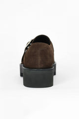 2023 S/S LAD MUSICIAN SUEDE MONK STRAP SHOES