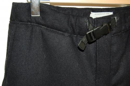 2011 A/W YAECA プリマ8分丈ウールパンツ NAVY