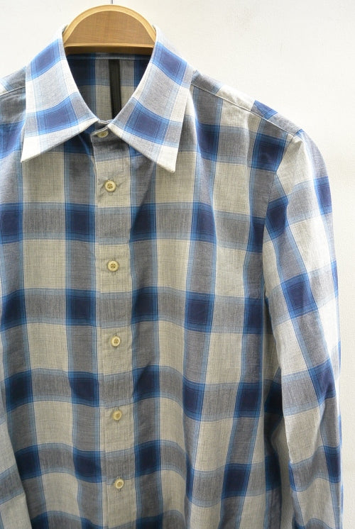 2016 S/S GalaabenD C/Tenチェック SH 94/GRAY×NAVY×BLUE