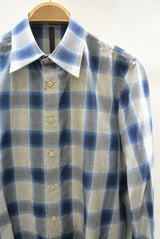 2016 S/S GalaabenD C/Tenチェック SH 94/GRAY×NAVY×BLUE