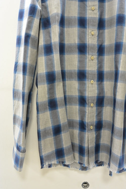 2016 S/S GalaabenD C/Tenチェック SH 94/GRAY×NAVY×BLUE