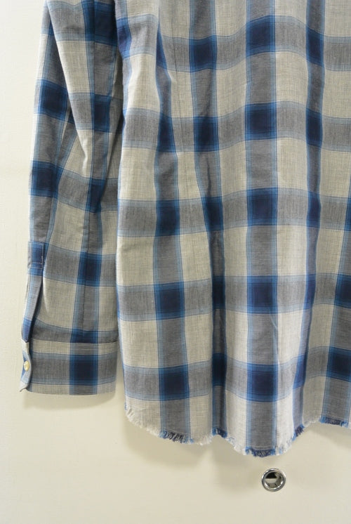 2016 S/S GalaabenD C/Tenチェック SH 94/GRAY×NAVY×BLUE
