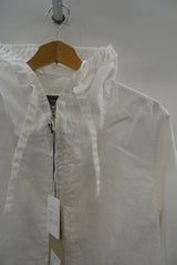 2015 S/S JAMA RICO PAISLEY PRINT FOODED ZIP SHIRTS WHITE