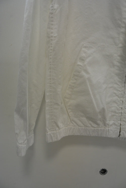2015 S/S JAMA RICO PAISLEY PRINT FOODED ZIP SHIRTS WHITE