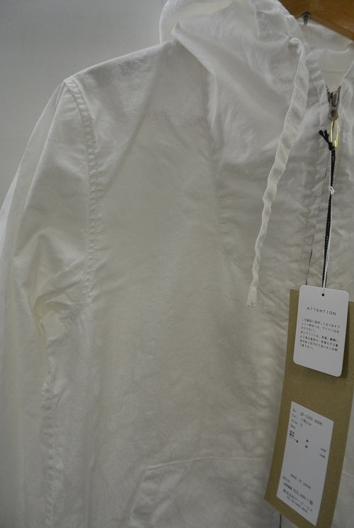 2015 S/S JAMA RICO PAISLEY PRINT FOODED ZIP SHIRTS WHITE