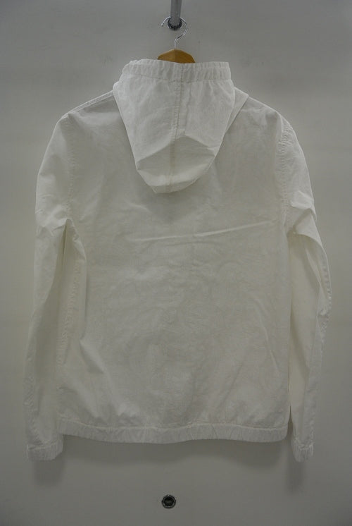 2015 S/S JAMA RICO PAISLEY PRINT FOODED ZIP SHIRTS WHITE