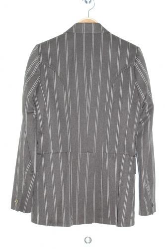 2012 S/S GalaabenD 24Gラッセルシルケットストライプ 7224 CHARCOAL