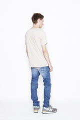 2016 S/S NUMBER (N)INE　RAGLAN POKET V-NECK T-SHIRTS_GARMENT DYE BEIGE