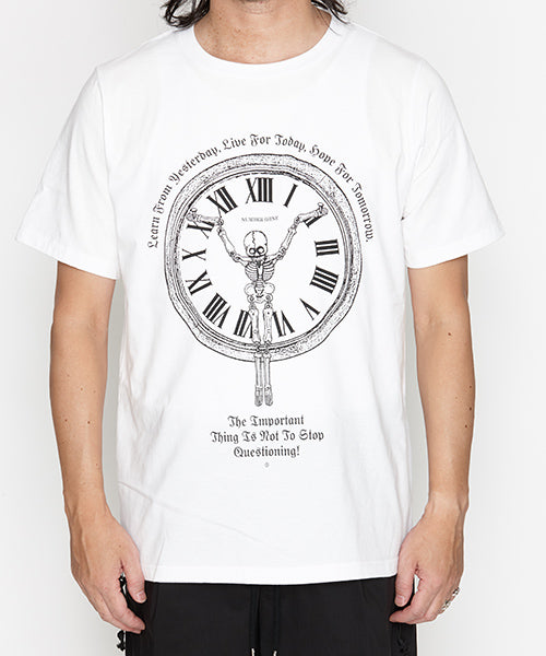 2018 S/S NUMBER (N)INE T-SHRTS_SKULL
