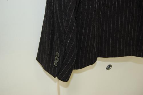 2012 A/W JAMA RICO STRIPE HERRINGBONE JKT CHARCOAL