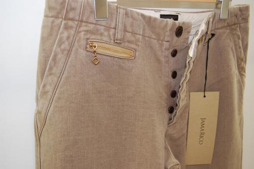 2012 A/W JAMA RICO ROPE DYE TWILL パンツ BEIGE