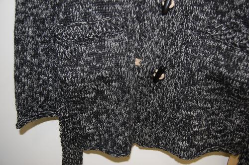 2012 A/W JAMA RICO 5G BRITISH WOOL ガウン BLACK