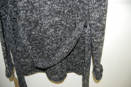 2012 A/W JAMA RICO 5G BRITISH WOOL ガウン BLACK
