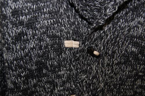 2012 A/W JAMA RICO 5G BRITISH WOOL ガウン BLACK