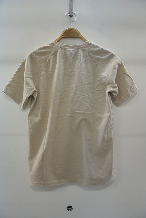 2016 S/S NUMBER (N)INE　RAGLAN POKET V-NECK T-SHIRTS_GARMENT DYE BEIGE