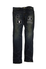 2015 S/S n(n) BY NUMBER (N)INE x PLAYBOY REGULAR STRAIGHT   PANT_DENIM(DAMAGED) 