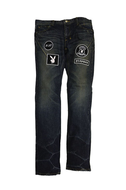 2015 S/S n(n) BY NUMBER (N)INE x PLAYBOY REGULAR STRAIGHT   PANT_DENIM(DAMAGED) 