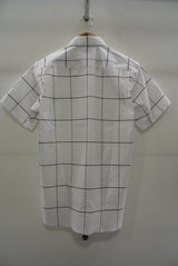 2016 S/S NUMBER (N)INE　REGULAR COLLAR SHIRTS S/S_TYPEWRITER STRETCH(WINDOW PANE) WHITE