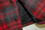 LITHIUM HOMME C.P.O. JACKET 〈MIX-CHECK WOOL〉 RED   