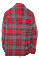 LITHIUM HOMME C.P.O. JACKET 〈MIX-CHECK WOOL〉 RED   