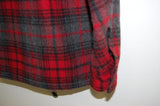 LITHIUM HOMME C.P.O. JACKET 〈MIX-CHECK WOOL〉 RED   