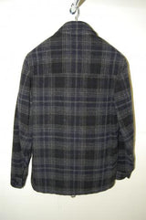 LITHIUM HOMME C.P.O. JACKET 〈MIX-CHECK WOOL〉 NAVY  