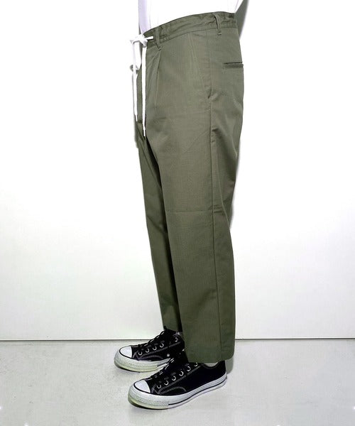 2021 S/S NUMBER (N)INE COTTON RIPSTOP CROPPED TROUSERS