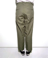 2021 S/S NUMBER (N)INE COTTON RIPSTOP CROPPED TROUSERS
