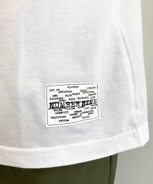 2021 S/S NUMBER (N)INE PAPER TAG_T-SHIRT